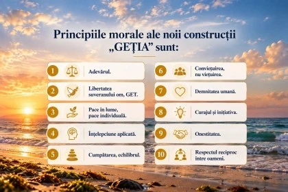 Principiile morale ale noii construcții „GEȚIA”